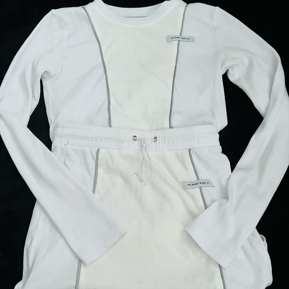 My Baby Made It Two Piece Skirt Set